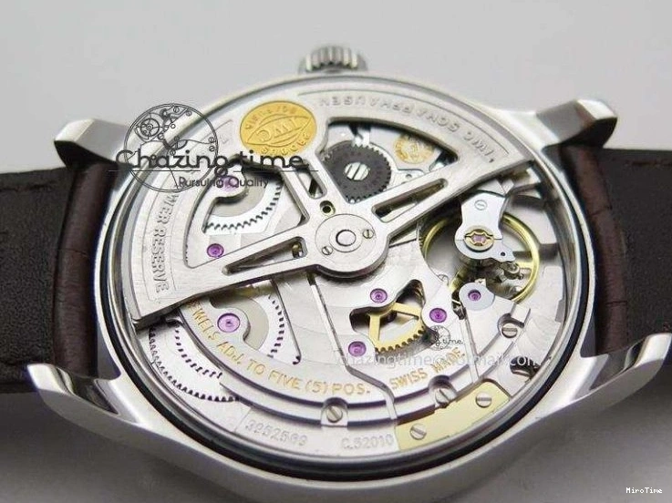 MIROTIME 0706 MoistureWicking Portuguese Real PR IW500704 ZF 1:1 Best Edition On Brown Leather Strap A52010 V 7311